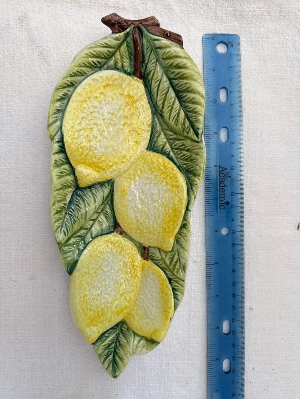 AC- Ceramic Lemon Wall Plate Decorative Kitchen Decor